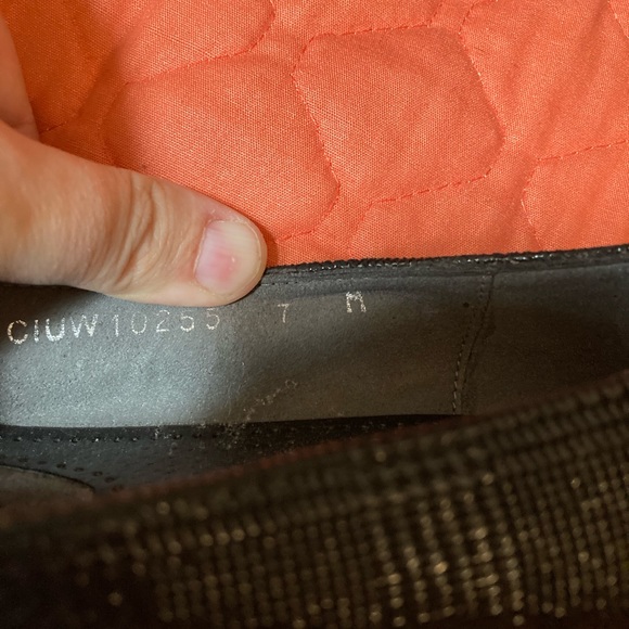 Stuart Weitzman black flats size 7M - Picture 3 of 4